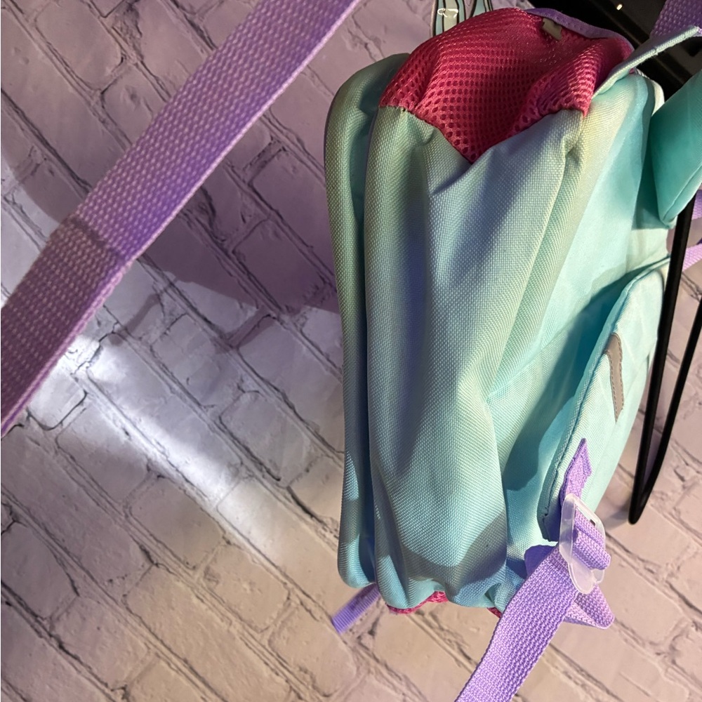 Disney Princess Ariel Bioworld Kids 3D Tail 12" Backpack The Little Mermaid GUC - Picture 7 of 16